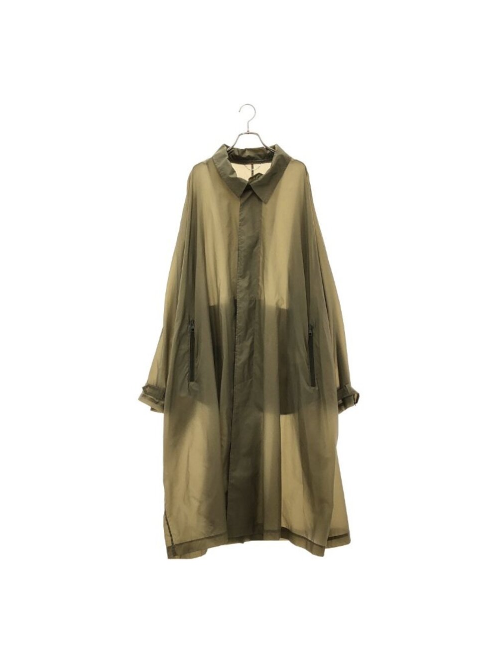 Louis Vuitton Nylon Poncho Coat Khaki 52